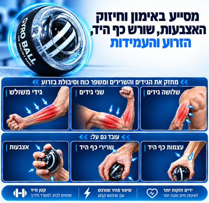 כדור אימון לאחיזה ולאמה – Gyro Ball