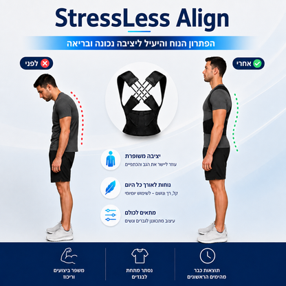 מיישר גב וכתפיים – StressLess Align